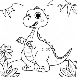 Raskraska Dinozavra Na Valentinov Den 100318-38926