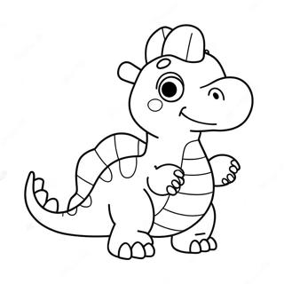 Raskraska Milogo Dinozavra S Serdtsem 100319-38929