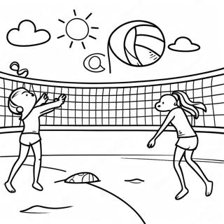 Raskraska Igry V Pliazhnyi Voleibol 101192 39622