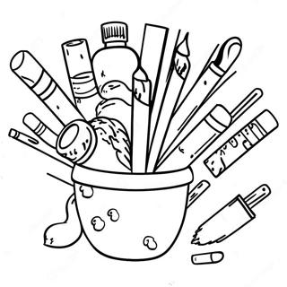 Raskraska Kreativnykh Khudozhestvennykh Prinadlezhnostei K 12 101524-39986