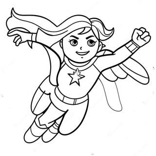 Raskraska Kapitana Marvel V Polete 102528-40759