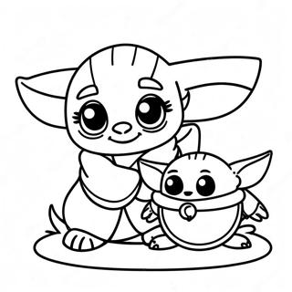 Schastlivaia Raskraska Stich I Malysh Ioda 103791 41751