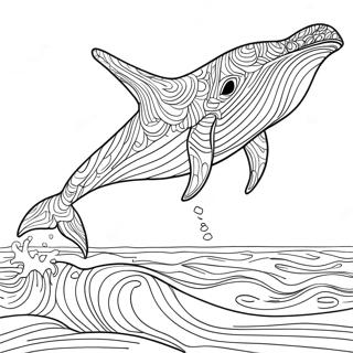 Velichestvennyi Sinii Kit Plavaet Raskraska 103970 41880