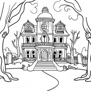 Raskraska O Zakoldovannom Osobniake S Monstrami 104151-42032