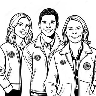 Raskraska Studentov Ffa V Sinikh Kurtkakh 104587 42365