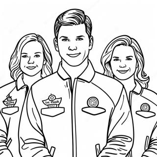 Raskraska Studentov Ffa V Sinikh Kurtkakh 104587 42366