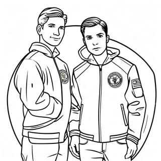 Raskraska Studentov Ffa V Sinikh Kurtkakh 104587 42367