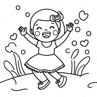 Radostnaia Devochka Tantsuiushchaia S Tsvetami 104845-42572