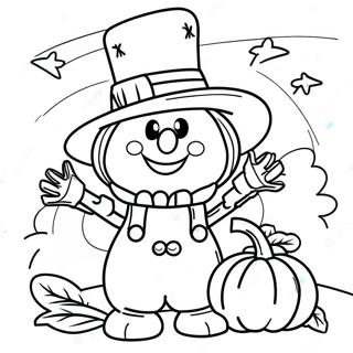 Raskraska S Pugalom Na Den Blagodareniia 10511 2724