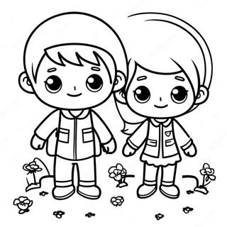 Prikliuchencheskaia Raskraska Malchika I Devochki 105227-42869