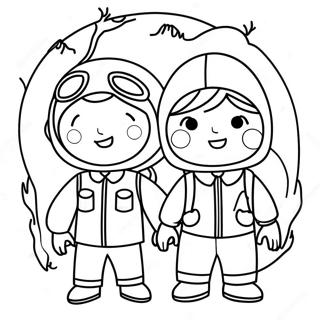 Prikliuchencheskaia Raskraska Malchika I Devochki 105227-42870