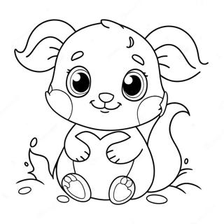 Raskraska Milykh Zhivotnykh Na Den Sviatogo Valentina 105665-43214