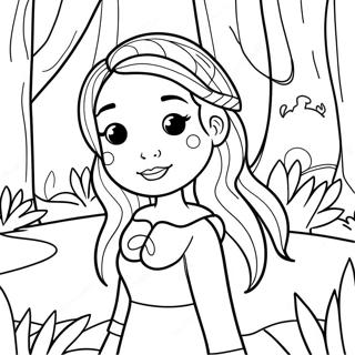 Ela V Magicheskom Lesu Raskraska 106800-44104