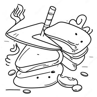 Shokoladnye Ugoshcheniia Smores Raskraska 108076-45097