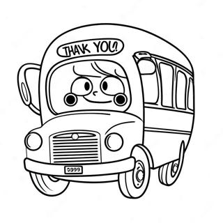 Milaia Raskraska Otkrytki Spasibo Voditeliu Avtobusa 108930-45761