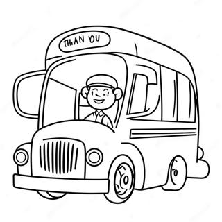 Schastlivaia Raskraska Otkrytki Spasibo Voditeliu Avtobusa 108931-45766