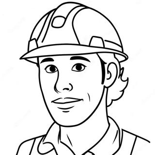 Rabochii Stroitelnoi Ploshchadki V Zashchitnom Shleme 110575-47103