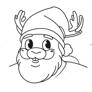 Veselyi Santa S Olenem Raskraska 110807-47290