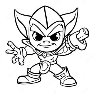 Elf Nevidimka V Deistvii Raskraska Skylanders 111089-47528