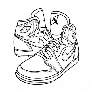 Raskraska Retro Obuvi Air Jordan 112092-48310