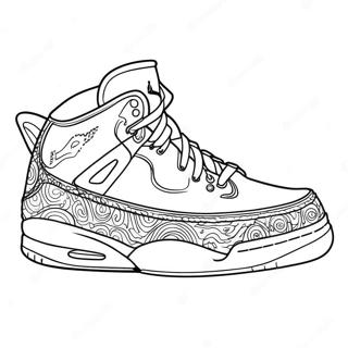 Raskraska Retro Obuvi Air Jordan 112092-48311