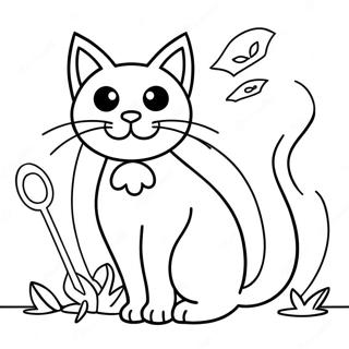 Strashnaia Chernaia Koshka Na Khellouin Raskraska 113243-49323