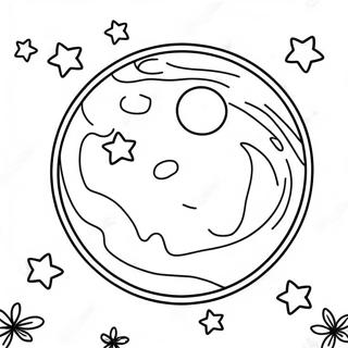 Polnaia Luna Na Zvezdnom Nebe Raskraska 113398-49447