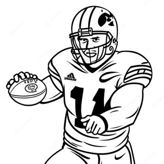 Raskraska Igroka V Futbol Iowa Hawkeyes 113733 49712