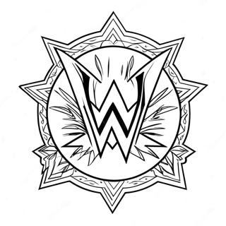 Raskraska Logotipa Wwe 114659 50427