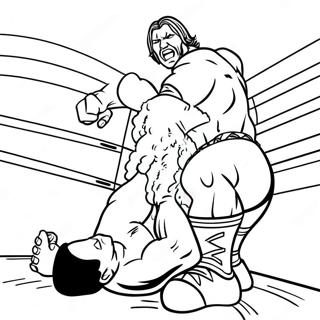 Intensivnoe Protivostoianie Restlerov Wwe Raskraska 115252-50881