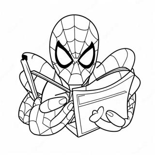 Spaidermen Otpravliaiushchii Liubovnye Pisma Raskraska 115307-50935