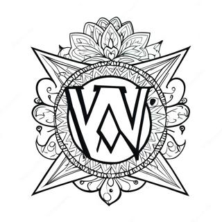 Raskraska Logotipa Wwe 116233-51647