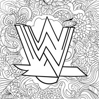 Raskraska Logotipa Wwe 116233-51648