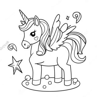 Siiaiushchaia Raskraska Edinoroga Na Den Rozhdeniia 116310 51704