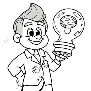 Raskraska Dzhimmi Neitrona V Laboratornom Khalate 116775-52234