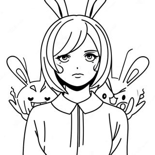 Toka Kirishima S Krolichei Maskoi Raskraska 116851 52292