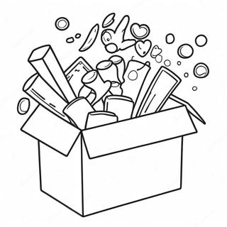 Липкий Ланкибокс Раскраски