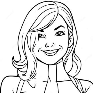 Raskraska Ulybaiushcheisia Gven Steisi 116981-52393