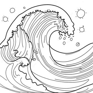Raskraska Tsunami Nadvigaiushchegosia Na Bereg 117006 52411