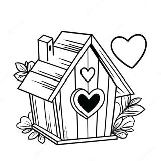 Птичий Домик Раскраски