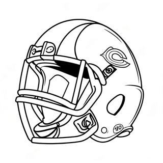 Raskraska Futbolnoi Komandy Chikago Bears 117159-52517