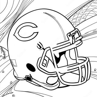 Raskraska Futbolnoi Komandy Chikago Bears 117159-52518