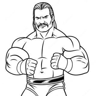 Superzvezda Wwe V Boevoi Poze Raskraska 117701 52936