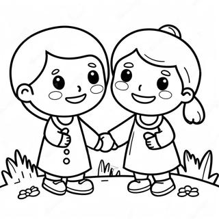 Raskraska Radostnykh Detei Deliashchikhsia Dobrotoi 118091-53246