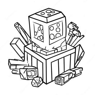 Raskraska Instrumentov Minecraft 118139-53271