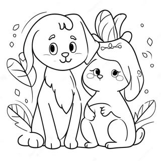 Ocharovatelnye Pitomtsy S Khoziaevami Raskraska 119426-54397