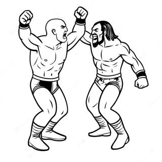 Dinamichnaia Raskraska Komandnogo Poedinka Wwe 119968 54823