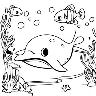 Multiashnyi Skat V Korallovom Rife Raskraska 120736-55421