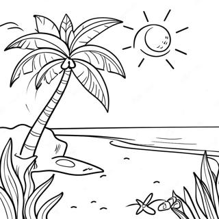 Letniaia Raskraska Na Pliazhe 120833-55675