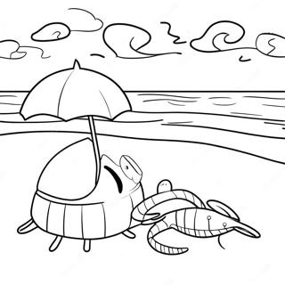 Letniaia Raskraska Na Pliazhe 120833-55676